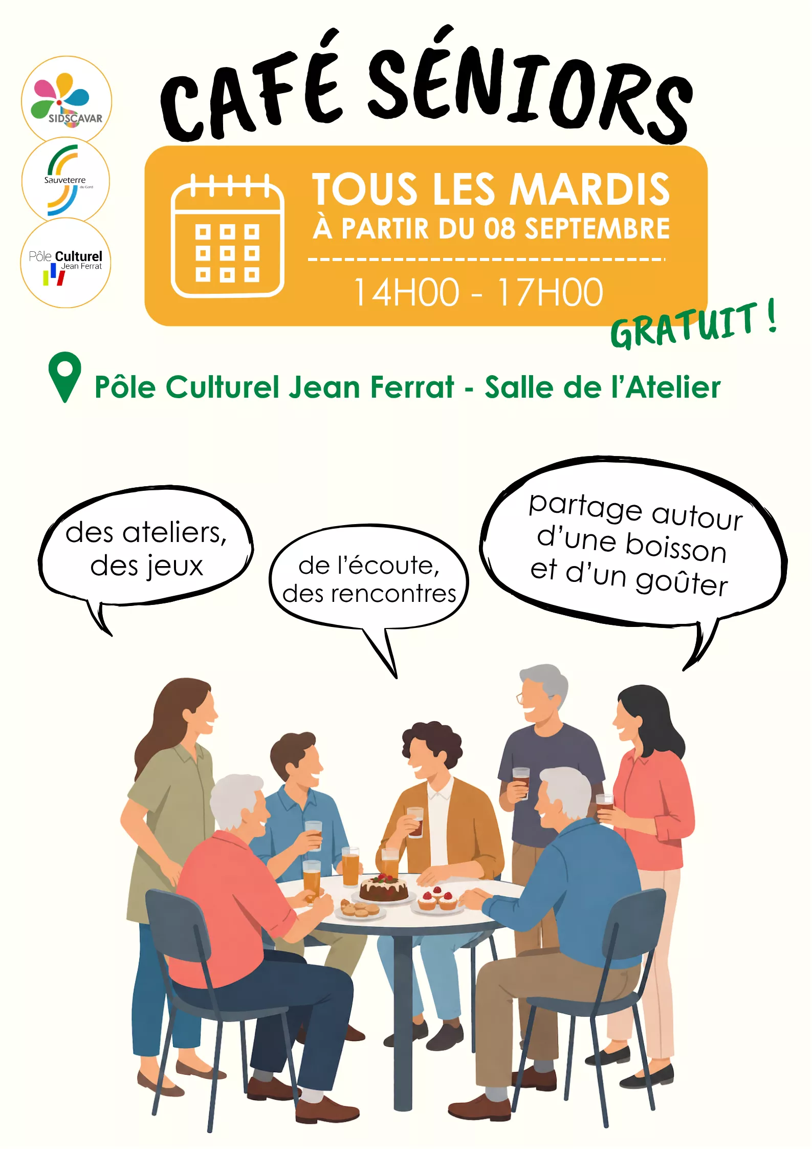 Reprise des cafés-séniors