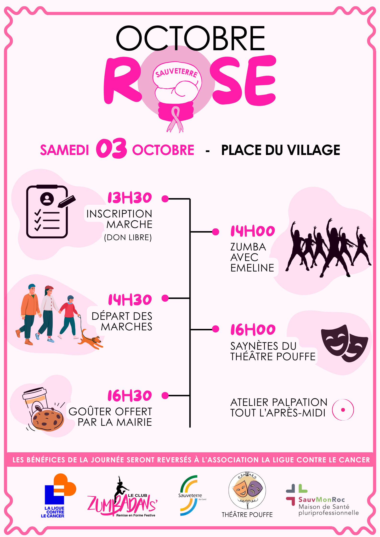 Octobre Rose à Sauveterre