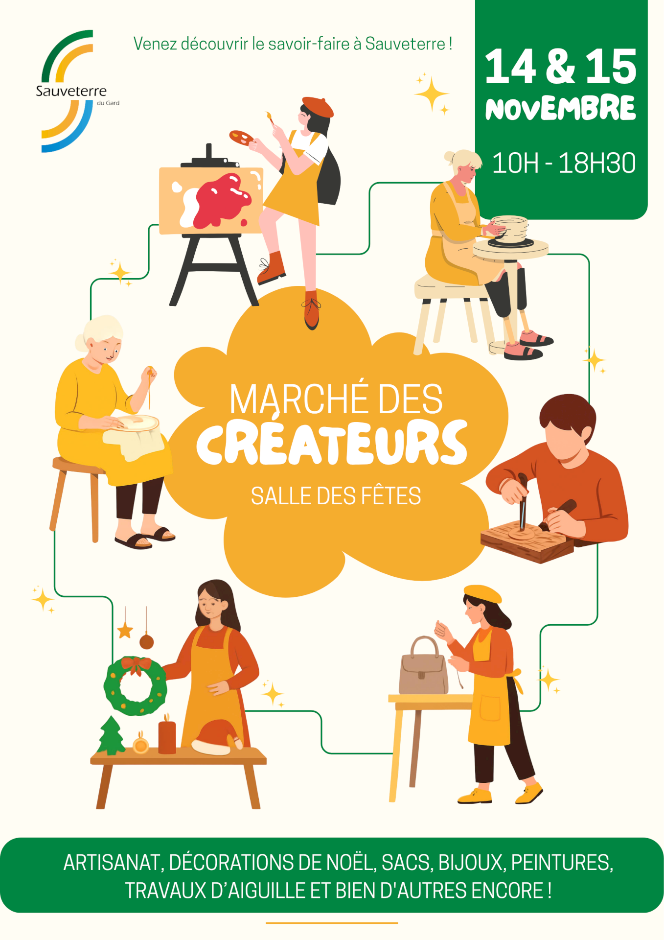 Marché des créateurs de Sauveterre