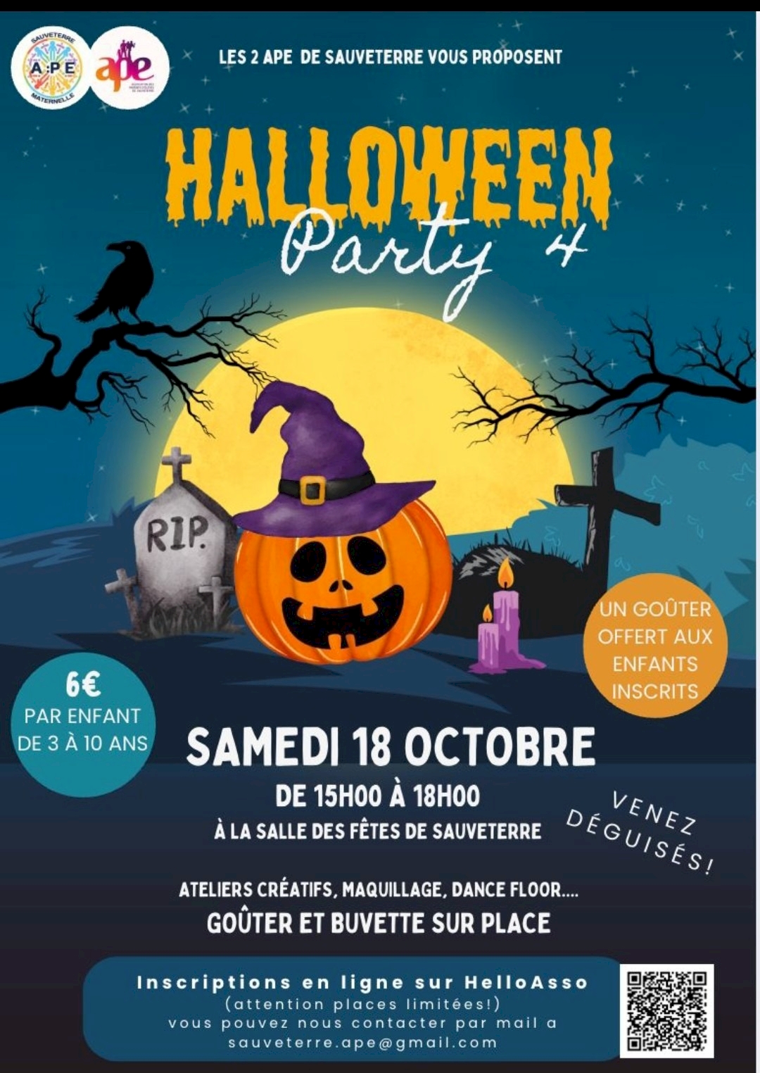 HALLOWEEN PARTY 4 par les APE de Sauveterre