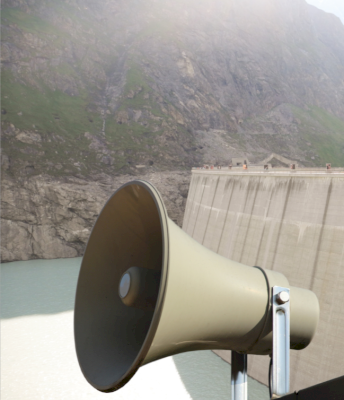 Les sirènes spécifiques en aval des grands barrages